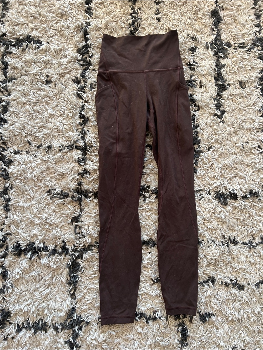 lululemon athletica High-Waist Performance Leggings in Dark Brown